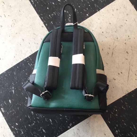 Harry Potter Loungefly Slytherin Mini Backpack - Picture 3 of 3